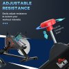 HOMCOM Indoor Exercise Bike, Stationary Bike, Cycling Machine with Adjustable Seat, Resistance, Handlebar, LCD Display and Flywheel, for Home Gym Workout, Black