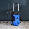 Outsunny 1800W High Pressure Washer, 150 Bar Pressure, 420 L/h Flow, Portable Power Washer Jet Wash Cleaner with Adjustable Nozzle, 6M Hose, Steel Handle for Home Patio Car Driveway, Blue
