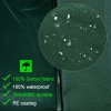 Outsunny Outdoor Garden Furniture Cover Waterproof, Anti-UV 600D Heavy Duty Oxford Fabric Patio Furniture Cover for Rectangular Sofa Table Set, Green, 205 x 145 x 70 cm