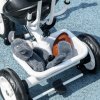 HOMCOM Trike, 6 in 1 Tricycle for Kids, Baby Trike with Push Handle, Removable Canopy, 5-Point Safety Harness, Storage Basket, for 18-60 Months, White