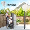 Outsunny 5.3 x 8.5ft Galvanised Steel Garden Shed, Metal Shed with Roof Windows, Leakage Holes and Lockable Wide Door for Outdoor Patio Tool Storage