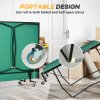 SPORTNOW 9FT Folding Table Tennis Table, Portable Full-Size Ping Pong Table w/ 8 Wheels, 2 Bats, 3 Balls, Quick Set-Up Indoor Game Table - Green