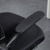 Vinsetto Ergonomic Mesh Office Chair with 90° Flip-up Armrests and Lumbar Support, Height Adjustable Computer Chair with Swivel Wheels, Black