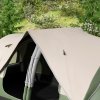 Outsunny 2 Bedroom Camping Tent for 6-8 Man, Large Family Tent with 2000mm Waterproof Rainfly and Screen Panels, Portable with Bag, for Fishing Hiking Festival, Dark Green