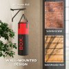 SPORTNOW 3ft Unfilled Punching Bag Set with Boxing Bag Bracket, Heavy Bag with Boxing Gloves, Hand Wraps, 360° Swivel Hook