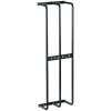 HOMCOM Towel Rack Wall Mounted, Metal Towel Rail Holds Up to 6 Large Size (150 x 100cm) Rolled Towels, 3 Bar Towel Storage for Bathroom, 21 x 12 x 74cm, Black
