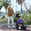 HOMCOM 3 in 1 Kids Children Ride on Push Car Toddler Sliding Car G350 Licensed Walker Foot to Floor Slider Push-Along with Horn Steering Wheel NO POWER Manual, Black