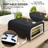 Outsunny Outdoor Tabletop Gas Pizza Oven with 12