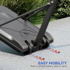 SPORTNOW Fully Adjustable Basketball Hoop Outdoor, 146-236cm Basketball Hoop and Stand with Weighted Base and Shatterproof Backboard, Portable on Wheels for Junior, Adults