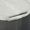 PawHut Cat Barrel Scratching Post Cat Tree for Indoor Cats Kitten Climbing Frame Pet Play Tower Soft Plush & Lamb Fleece Grey