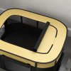 PawHut Dog Pen, Pet Playpen, Portable Foldable Dog Cat Playpen Soft Pet Cage with Storage Bag for Puppies, Rabbits, Kittens, Guinea Pigs, 114 x 89 x 59cm - Yellow