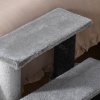 PawHut Pet Stairs, Cat Tree Climb Ladder with 3-step Stair, Scratching Posts, Platforms, Toy Ball, for Indoor Cats, Grey