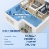 HOMCOM 7000 BTU Air Conditioning Unit, 3-in-1 Portable Air Conditioner, Dehumidifier, Cooling Fan with 2 Speeds, Remote Control, Digital Display, 24H Timer, Window Venting Kit, 26m²