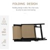 Outdoor Reclining Garden Chair Set of 2, 10-Position Adjustable Folding Sun Lounger Zero Gravity Chairs with Texteline Seat, Armrests and Footrest for Patio, Beige