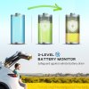 Outsunny 16L Car Refrigerator,  Portable Compressor Camping Fridge Freezer with 12/24V DC and 100-240V AC for Car, RV and Camping Use, Down to -20°C, Khaki