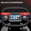 HOMCOM Kids Bumper Car 360° Rotation Spin Waltzer Car 6V Electric Ride On Car with Bumper Protector, 2 Speeds, Music, Lights for 18-48 Months - Black