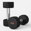 SPORTNOW Dumbbells Set, Hand Weights Pair with 12-Sided Shape and Non-Slip Grip for Men Women Home Gym Workout, 2 x 6kg