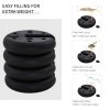 Outsunny Pop up Canopy Weight Set of 4, Heavy Duty Sand Fillable Tent Leg Weights for Marquee Party Tent Canopy, Total 20kg