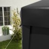 Outsunny 4m Hexagonal Gazebo Canopy Party Tent with 6 Removable Side Walls for Outdoor Event with Windows and Doors, Black