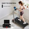 SPORTNOW Folding Treadmill with Incline, 2 in 1 Under Desk Walking Pad Treadmills for Home Office with Remote Control and LED Display, 2.0HP, 1-6KM/H, No Assembly