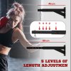SPORTNOW Punch Bag Bracket, 5-Length Adjustable Boxing Bag Bracket, Heavy Duty Punch Bag Wall Bracket, for Home Gym, Kickboxing, Muay Thai, Punching Training
