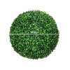 HOMCOM Set of 2 Artificial Topiary Balls, 40cm Faux Boxwood Balls, Hanging Decoration for Home, Indoor, Outdoor, Green