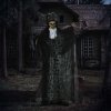 Outsunny 189cm Life Size Outdoor Halloween Decorations Ghost Bridegroom, Animated Prop Animatronic Decor with Sound and Motion Activated, Light Up Eyes, Howling Sound
