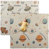 AIYAPLAY Baby Play Mat Double Sided, Foldable & Reversible Activity Playmat, Waterproof Kids Foam Crawling Mat for Outdoor Indoor Playtime Picnics, 196 x 176 x 1.5cm, Astronaut & Planet Theme