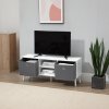 HOMCOM TV Cabinet Stand Unit for TVs up to 50