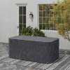 Outsunny Garden Furniture Cover, Waterproof Windproof 420D Heavy Duty Oxford Fabric Rattan Furniture Cover, Rectangular Outdoor Table Chair Set Cover, 235 x 135 x 94cm
