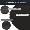 SPORTNOW Trampoline Replacement Mat with Eight Rows of Stitching, Spring Pull Tool, 72 V-Hooks, for 12ft Trampoline, Using 14cm Springs, Trampoline Jumping Mat, Black