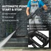 Outsunny 1800W High Pressure Washer, 150 Bar Pressure, 420 L/h Flow, Portable Electric Power Washer Jet Wash Cleaner with Adjustable Nozzle, 6M Hose, Steel Handle for Home Patio Car Driveway, Green