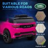AIYAPLAY Land Rover Discovery Sport Licensed Kids Electric Car, 12V Ride on Car with Remote Control, LED Lights, Music, Horn, for Ages 3-6 Years, Pink