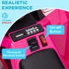 HOMCOM 6V Electric Quad Bike Kids Ride On All Terrain Vehicle with Forward Backward Function, for Ages 18-36 Months - Pink