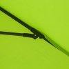 Outsunny 2.7M Garden Parasol Umbrella with Glass Fibre Ribs and Aluminium Frame, Tilting Sun Shade Shelter Canopy, Light Green