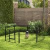 PawHut Dog Pen 8 Panels Puppy Pen Heavy Duty Pet Playpen for Indoor Outdoor for Dogs, Rabbits, Ducks 60cm High