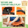 AIYAPLAY Sensory Spinning Chair, Kids Swivel Chair for Coordination, Balance, Orange