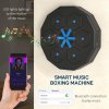 SPORTNOW Music Boxing Machine with Bluetooth Connection, LED Light Smart Music Boxing Machine Wall Mounted for Punching Beat Boxing Training Stress Relief