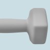 SPORTNOW Set of 2 Hex Dumbbells, Neoprene Weights Pair with Non-Slip Grip, Home Gym Fitness Training Equipment, 2 x 6kg, Grey