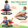 AIYAPLAY Sensory Spinning Chair, Kids Swivel Chair for Coordination, Balance, Red