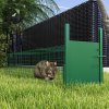 Outsunny Single Door Humane Rat Trap for Small Animals, Metal Outdoor and Indoor Squirrel Trap for Mice, Cats, Rabbits, 100 X 25 X 28cm, Dark Green