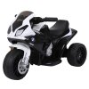 HOMCOM BMW S1000RR Licensed 6V Kids Electric Motorbike 3 Wheel Ride on Motorcycle w/ Headlights Music for 18-36 Months Black