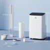HOMCOM 12000 BTU Portable Air Conditioner, Smart Home WiFi Compatible, 3-in-1 Dehumidifier Cooler Fan, with Sleep Mode, Remote, 24H Timer, Window Venting Kit, A Energy Efficiency, 26m²