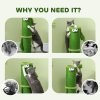 PawHut Cat Scratching Post for Indoor Cats, 63cm Tall Cat Scratcher Post with Sisal Rope Cover, Large Base, Green
