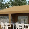 Outsunny 3 x 6m Garden Pop Up Gazebo, Height Adjustable Marquee Party Tent with Sidewalls, Storage Bag, Khaki