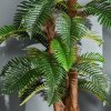 Outsunny 150cm/5FT Artificial Tropical Palm Tree Decorative Plant with Nursery Pot, Fake Plant for Indoor Outdoor Decor