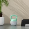 SPORTNOW Soft Kettlebell, 6kg Kettle Bell with Non-Slip Handle for Home Gym Weight Lifting and Strength Training, Grey and Green