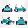 AIYAPLAY Electric Go Kart, 6V Battery Powered Kids Go Kart with Music, Light, Horn, Kids, Ride on Car for 3-5 Years, Blue