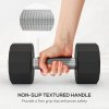 SPORTNOW Dumbbells Set, Hand Weights Pair with 12-Sided Shape and Non-Slip Grip for Men Women Home Gym Workout, 2 x 8kg