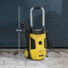 Outsunny 1800W High Pressure Washer, 150 Bar Pressure, 420 L/h Flow, Portable Power Washer Jet Wash Cleaner with Adjustable Nozzle, 6M Hose, Steel Handle for Home Patio Car Driveway, Yellow